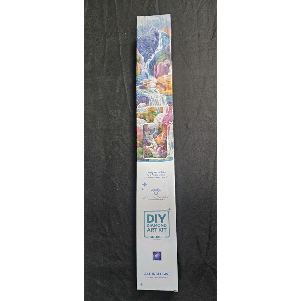 Diamond Art Club DIY Diamond Art Kit Candy Waterfalls 27.6" x 40.6"